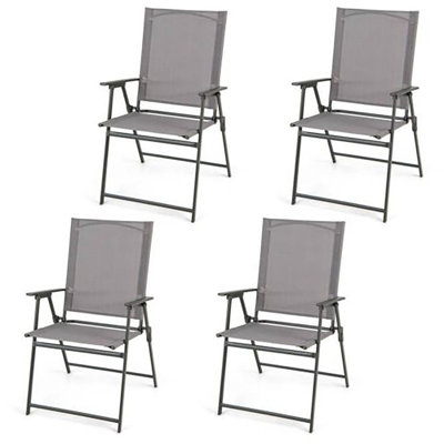 Osi Premium All-Weather Wicker Outdoor Folding Dining Armchair