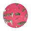 Sous-verres ronds en cuir cerisier Exotix-119015113