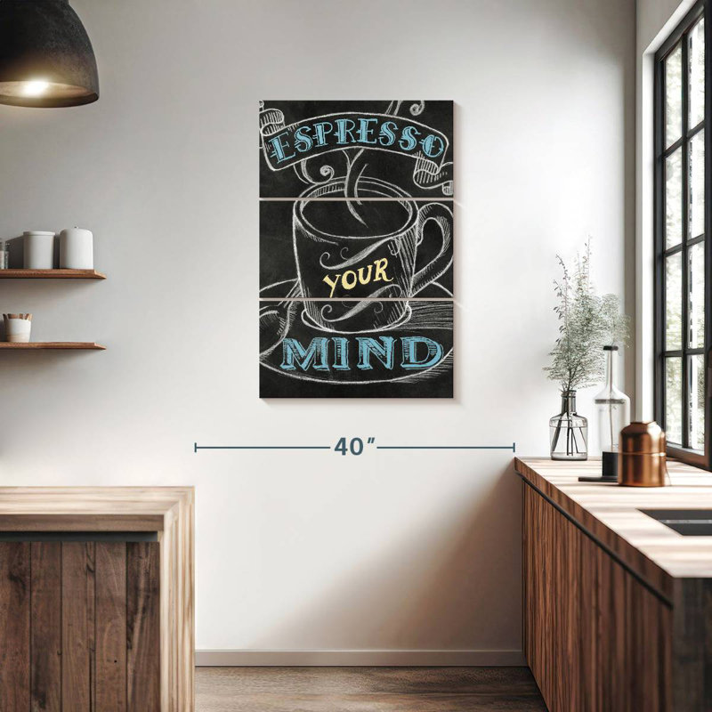 Yarlin Espresso Your Mind Color, 38" H x 24" W