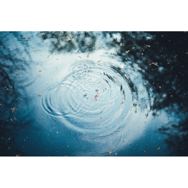 Rippled Water Surface - Wrapped Canvas Print, 30cm H x 46cm W x 3.8cm D