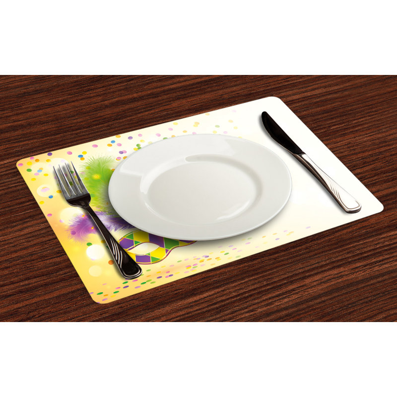 Louella Mardi Gras Party Placemat