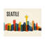 Paysage urbain moderne Mid-Century de Seattle-1438913018