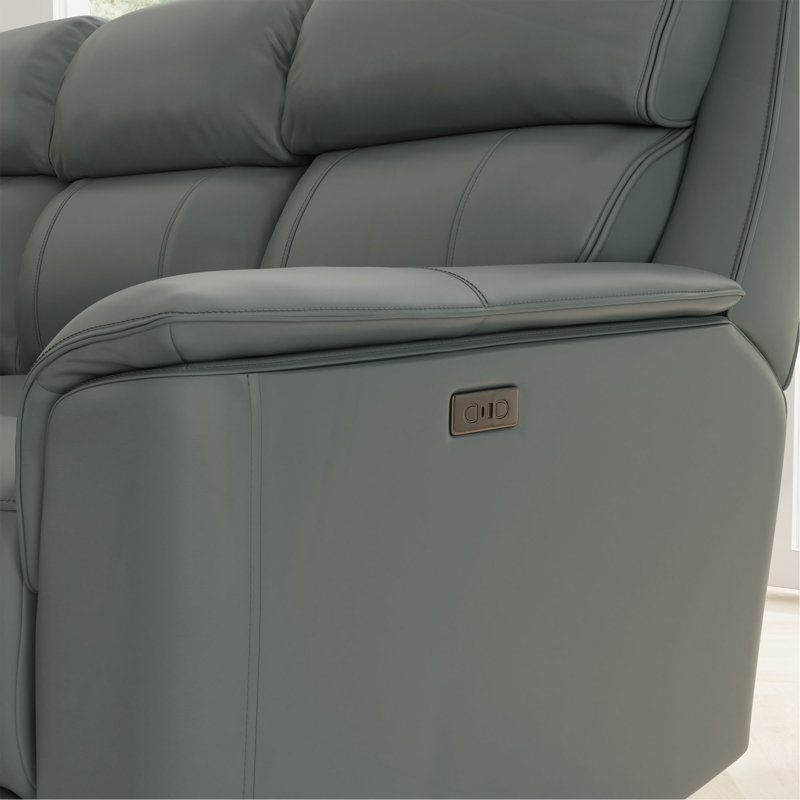 Canapé inclinable électrique, Bleu saphir