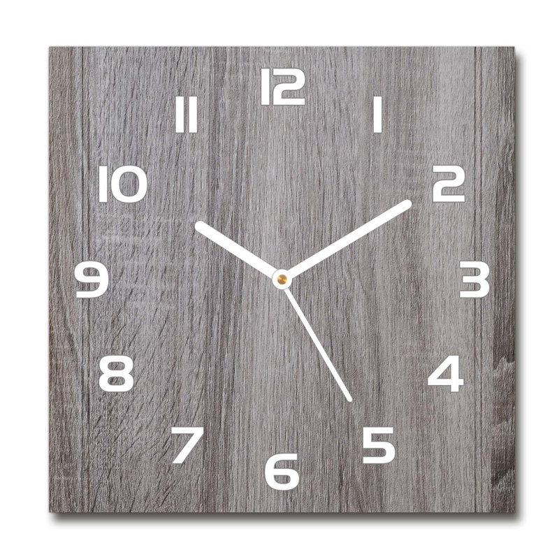 Jonme Glass Wall Clock, White