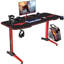 Metal Frame Computer Desk PC Gaming Desk With Cable Tray And Headphone Hook-442678201-442678203