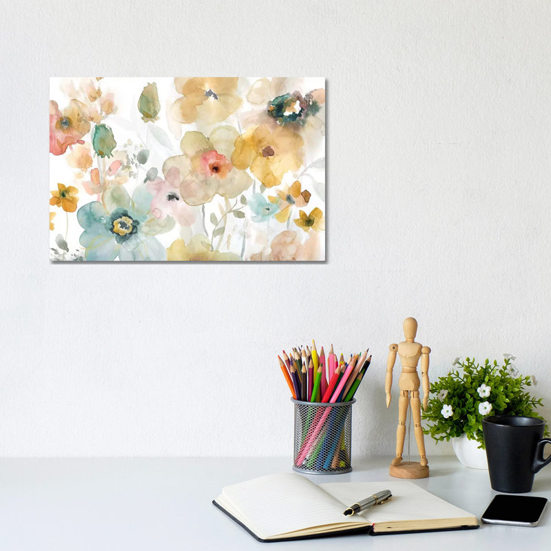 Soft Spring I by Carol Robinson - Wrapped Canvas Painting, 20.32 cm H x 30.48 cm W