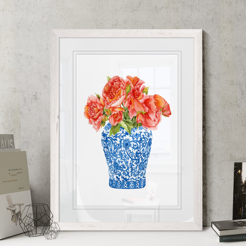 « pivoines doux ii » par paul cezanne-impression, reproduction d’art sur image, H 22 po x l 16 po x P 1 po