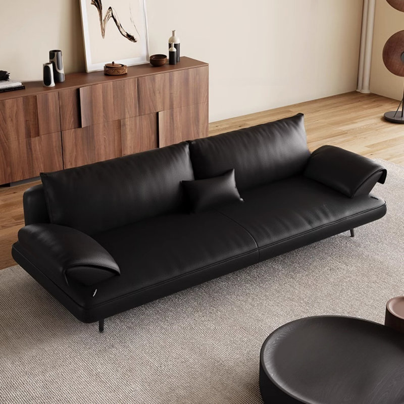 Voilier droit - canapé de style, Noir