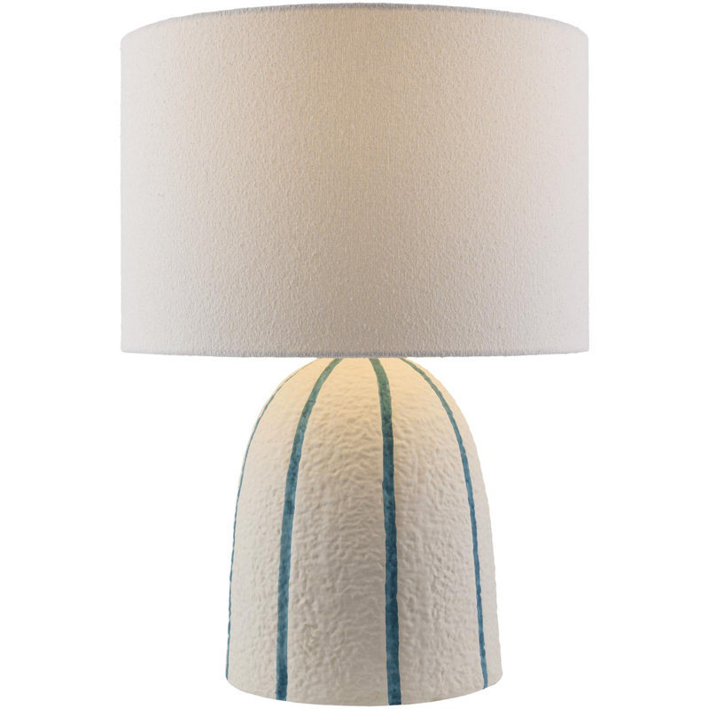 Lampe de table Gwendol, Beige/bleu