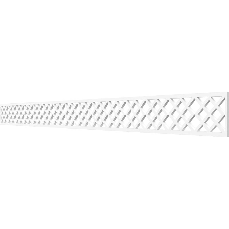 Moulure Hadley, H 4 po x l 46,38 po x P 0,38 po, PVC de qualité architecturale