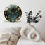 Horloge murale silencieuse en verre trempé de 30 cm, motif dragon, sans tic-tac, fonctionne avec des piles AA (non incluses), décoration artistique pour la maison