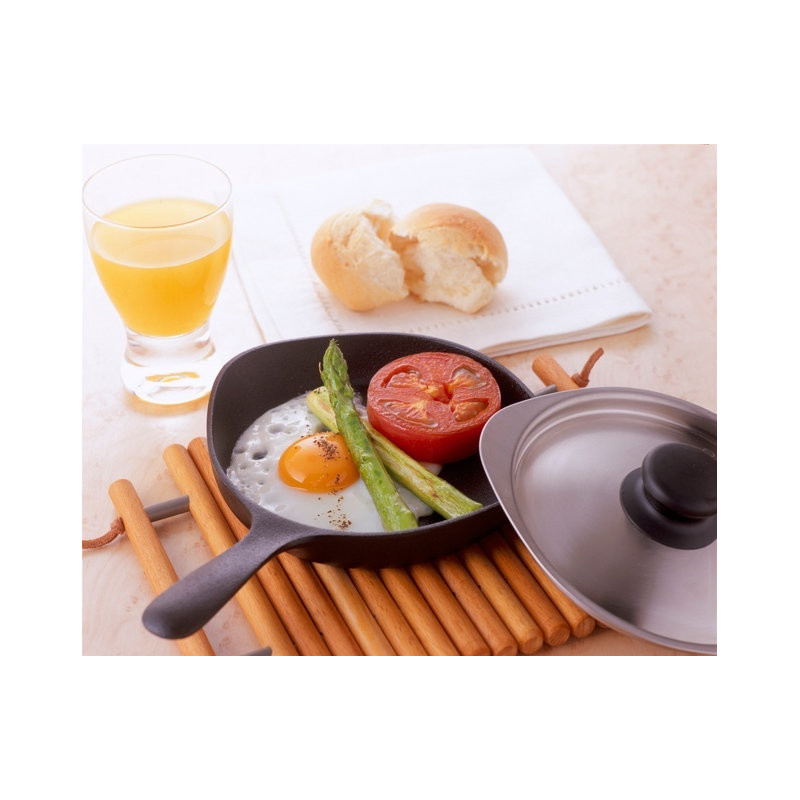 Mini casserole Sori Yanagi TEKKI (fonte) 16 cm avec couvercle en acier inoxydable