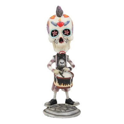 Lonepine Day of the Dead Tattoo Skeleton Rock Snare Drum Player Drummer Bobblehead Figurine -  World Menagerie, A259BA4AFB6F4889A6EFCF8595106305