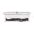 Zander Modern Grandfather Clock, Polished Stainless Steel Angular Body, Rectangular Dial, Touch Cont