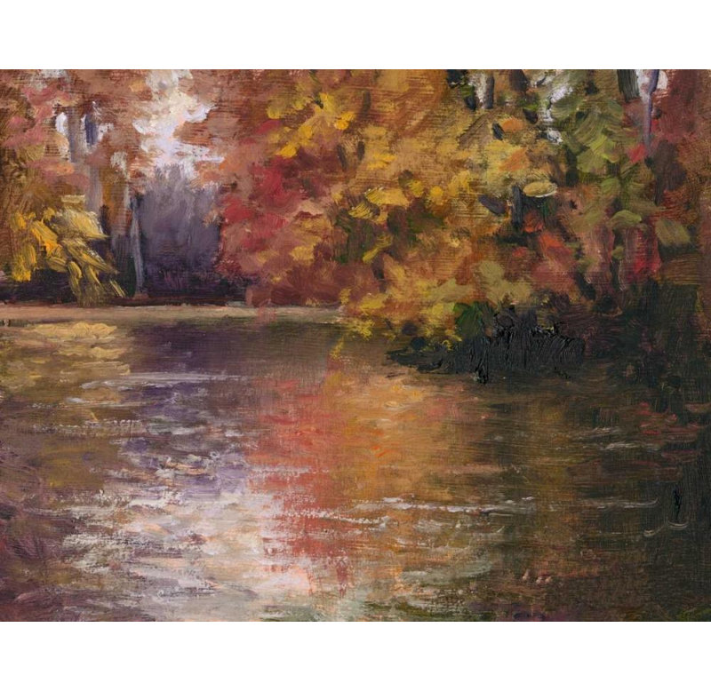 Art sur toile tendu avec galerie Lark Manor ™ Weber, Mary Jean: Shades of Fall, H 36 po x l 45 po