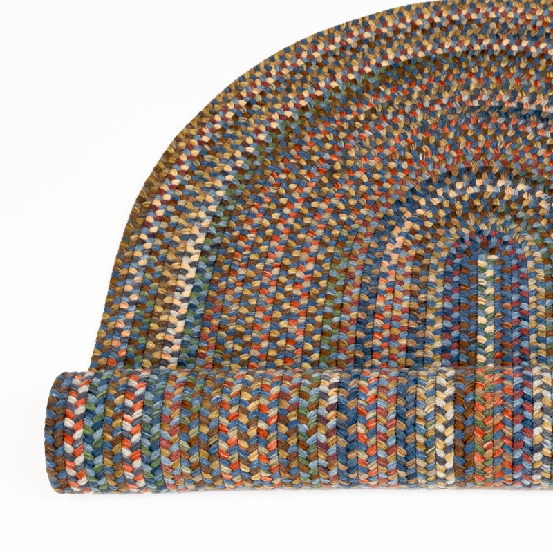 Tapis réversible New England Braid, Oval 6 pi x 9 pi
