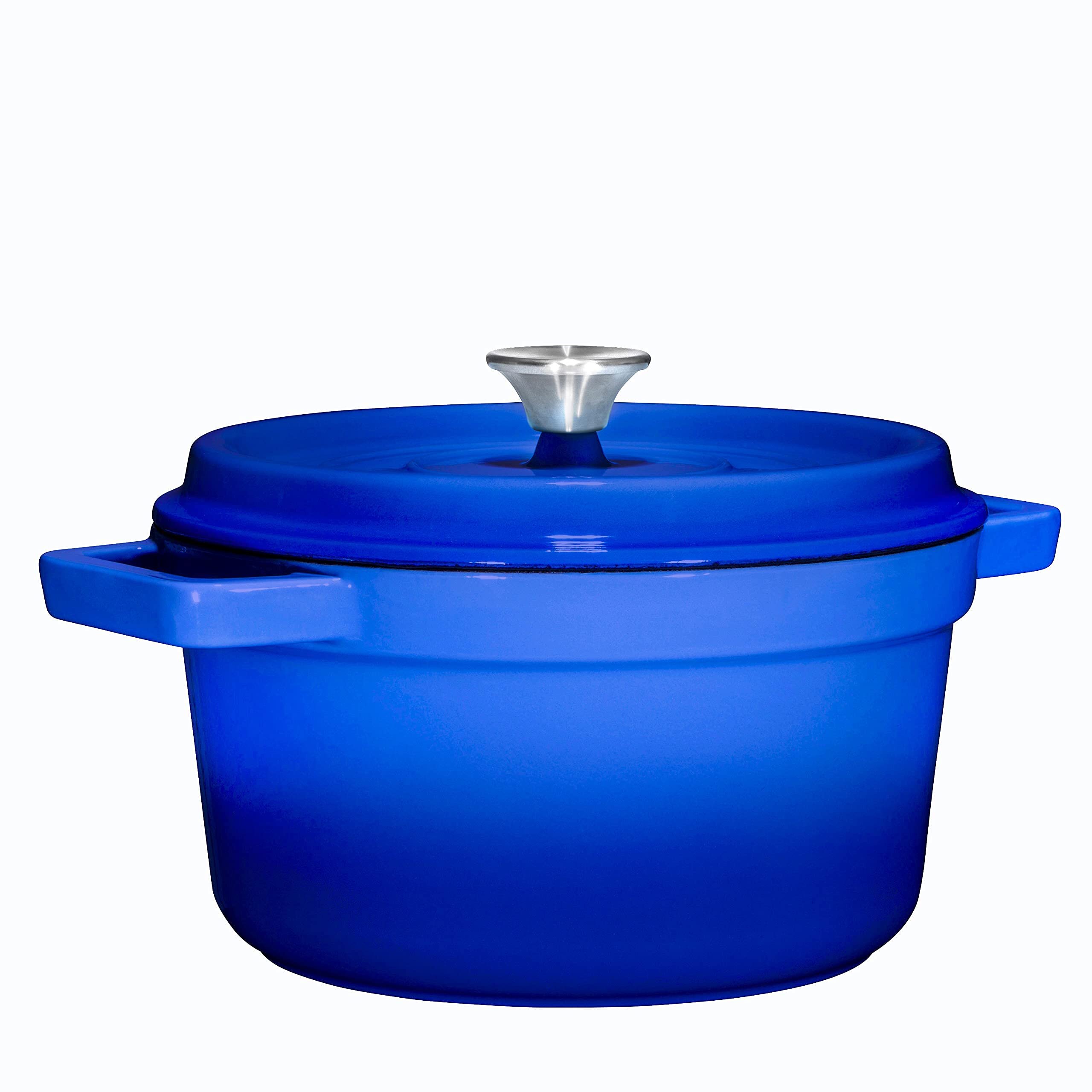 Granitestone 6.5-Qt. Nonstick Enameled Lightweight Dutch Oven with Lid, Blue