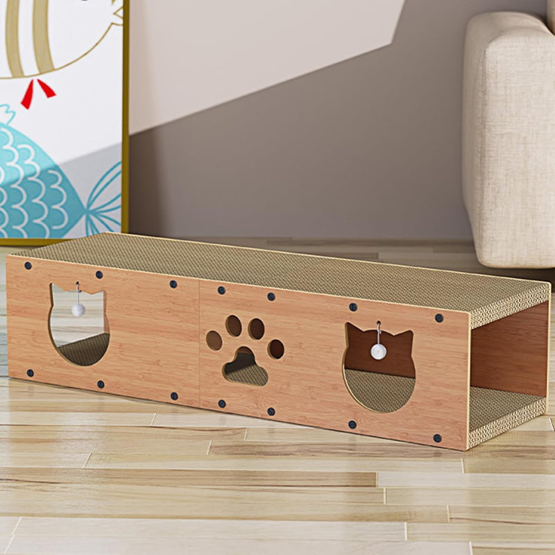 Wooden Cat Scratching Channel