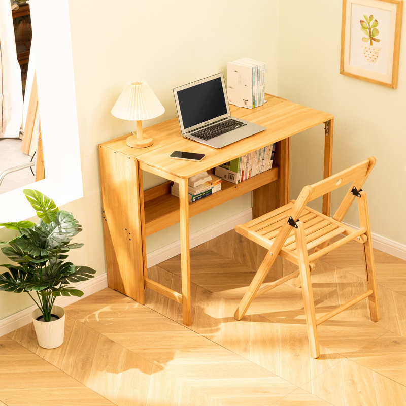 Table pliante en bambou naturel