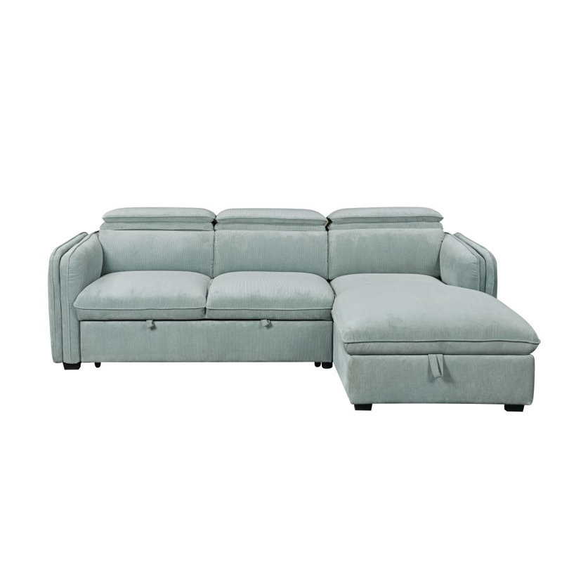 Canapé modulaire en chenille avec rangement Zavala