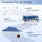 Costway 10 X 20 Ft Pop-up Canopy Upf50+ Sun Protection Tent With Carrying Bag Blue-93884685