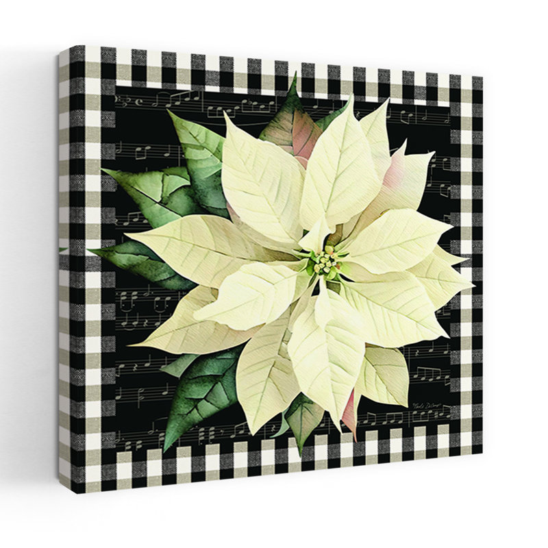 Art champêtre, poinsettia, charme champêtre, H 48 po x l 48 po