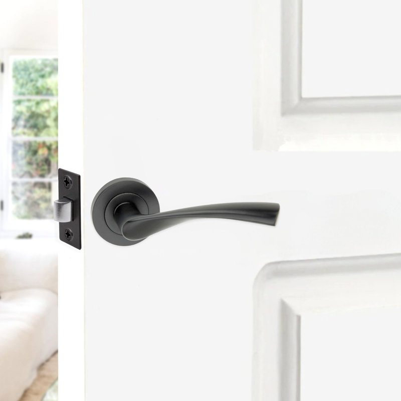 Mercury Lever Door Handle, Black