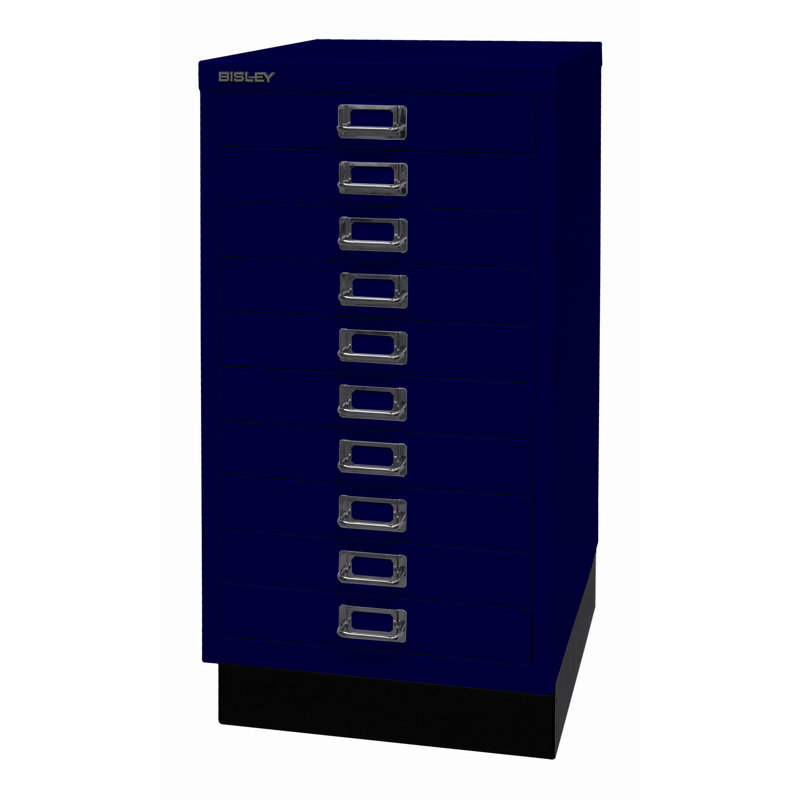 39er 34.9cm Wide 10 -Drawer File Cabinet, Oxford blue