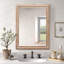 Miroir mural moderne, miroir rectangulaire mural Farmhouse