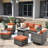 Ben 5 - Person Patio Conversation Set with Cushions-63312603-99299910