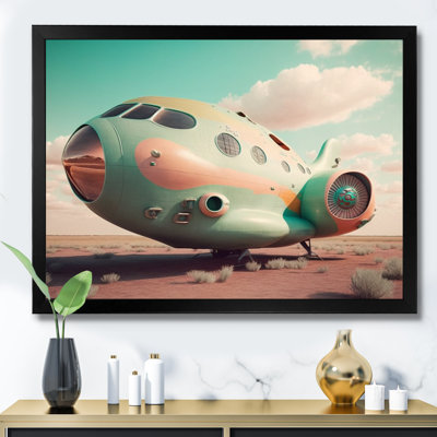 Avion rétro I - train de transport, impressions sur toile