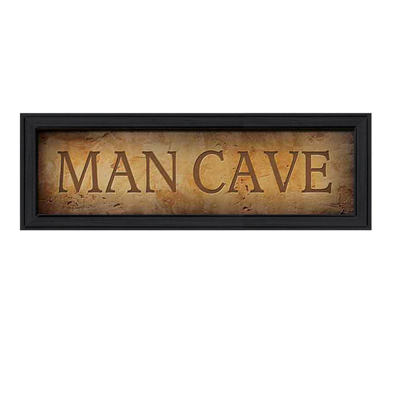 "Man Cave" par John Jones, reproduction d'art mural, affiche prête à accrocher