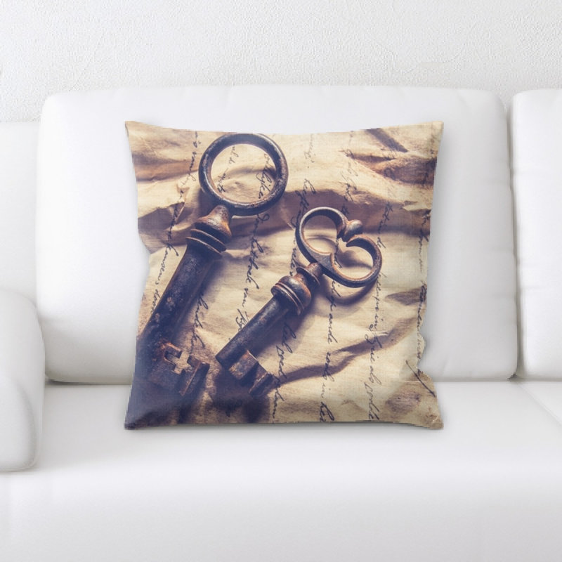 Marilyn Keys Square Pillow Cover & Insert