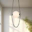 Petra  10-in Black dimmable LED Pendant-1505444073