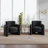 Double-layer Upholstered Armchair Barrel Accent Chair-59484719