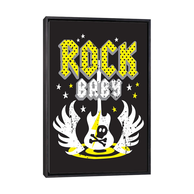 «Little Rock IV» par Lisa White boutons - impression d'art graphique, H 40 po x l 26 po x P 1,5 po, Pas de tapis