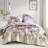 Taupe Comforter King - Soft Microfiber, Filling And Sheet For 100% , Coordinating Design