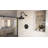 Elegance Rainfall Shower Set with Round Shower Head and Round Valve, Matte Black-121486133
