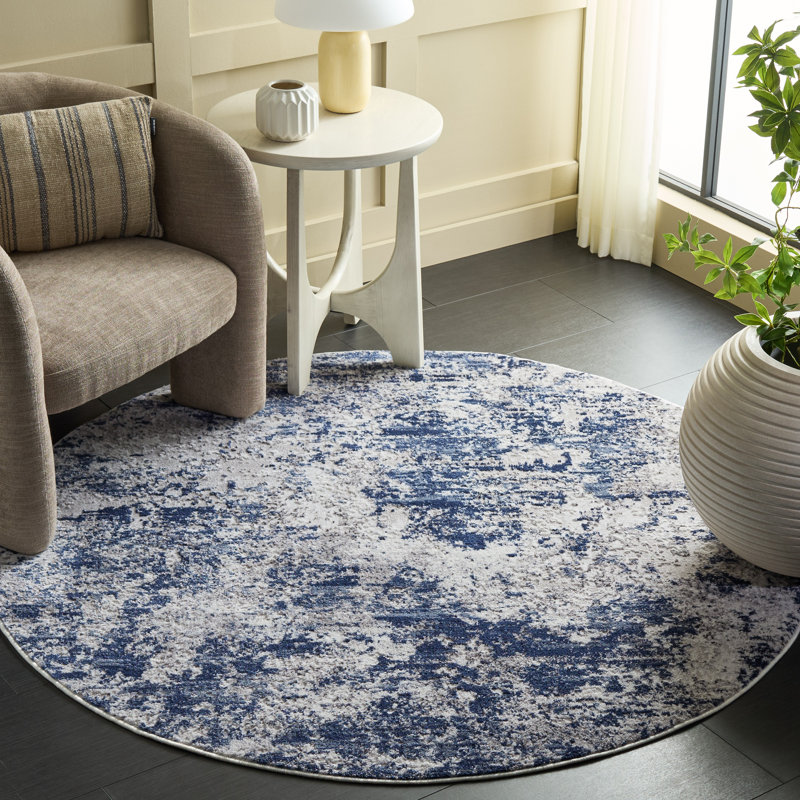 Emigsville Performance Performance Abstract Rug, Round 5'3"