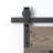 80''H Embossing Knotty Pine Wood Bi- Fold Barn Door With Hardware Kit-97865906-97865903