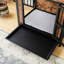 Chenil noir brun avec repose-pieds réglable en hauteur et coussin amovible + entrées latérales avant en métal pour petits animaux de compagnie-359823468