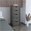 Commode haute 5 tiroirs Basilea, système coulissant-501505556