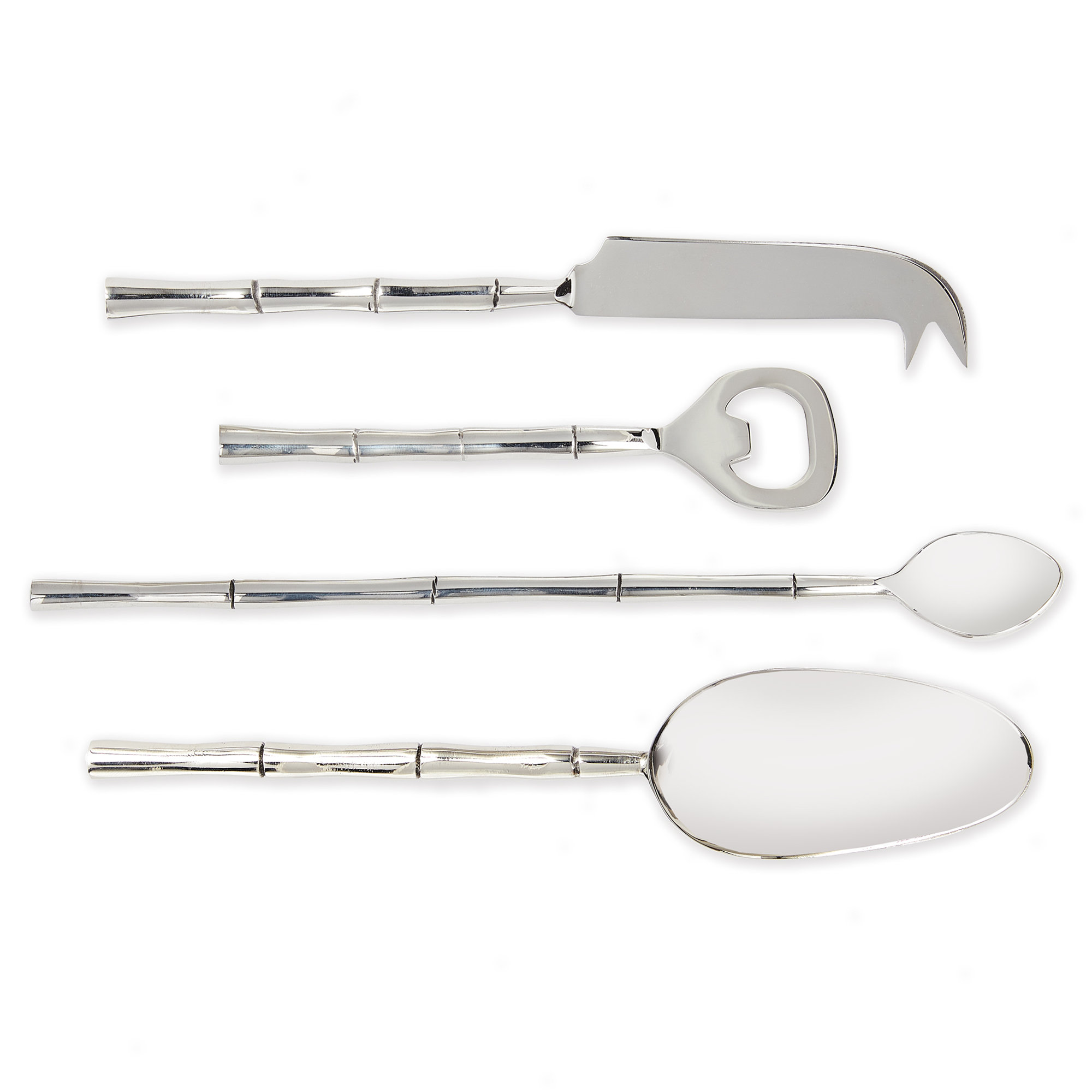 Barrona Bar Tool Set, Silver