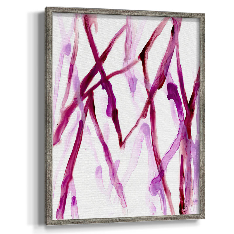 Runnel XV Framed Print - Solid Wood, 11" H x 9" W