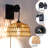 Rattan Plug-in Adjustable Height Sconce, Bulb Included