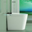 Toilette intelligente avec bidet - ouverture automatique, chasse d'eau, siège chauffant, unité compacte avec option de séchage à l'air chaud