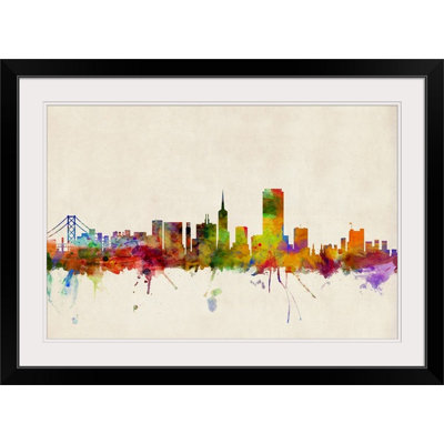 «San Francisco City Skyline» par Francy, impression