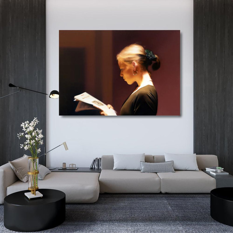 Reader, 34" H x 48" W