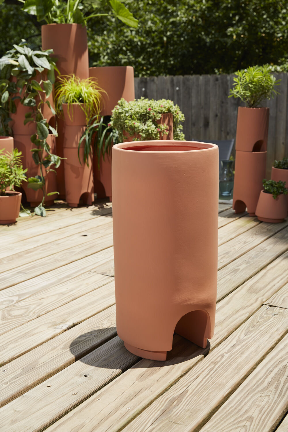 Nassau 11" Ceramic Nursery Pot, 22.5" H x 11" W x 11" D