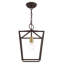 Luminaire suspendu géométrique 1 lumière Howington-1859147114
